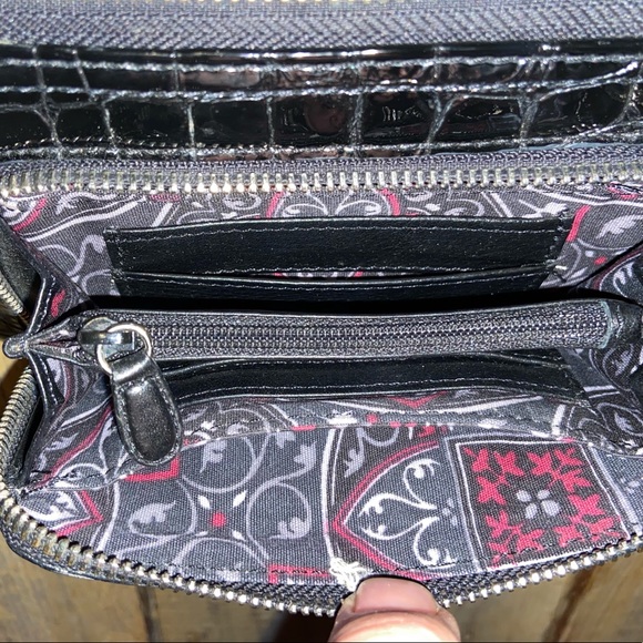 Brighton Black Patent Leather Crossbody - Picture 9 of 9